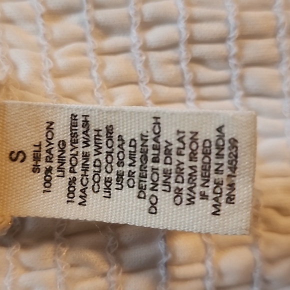 Jessica Simpson Brand New Women's White Crochet Bodice Summer Dress - Picture 12 of 12